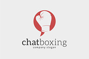Chat Boxing Logo Template