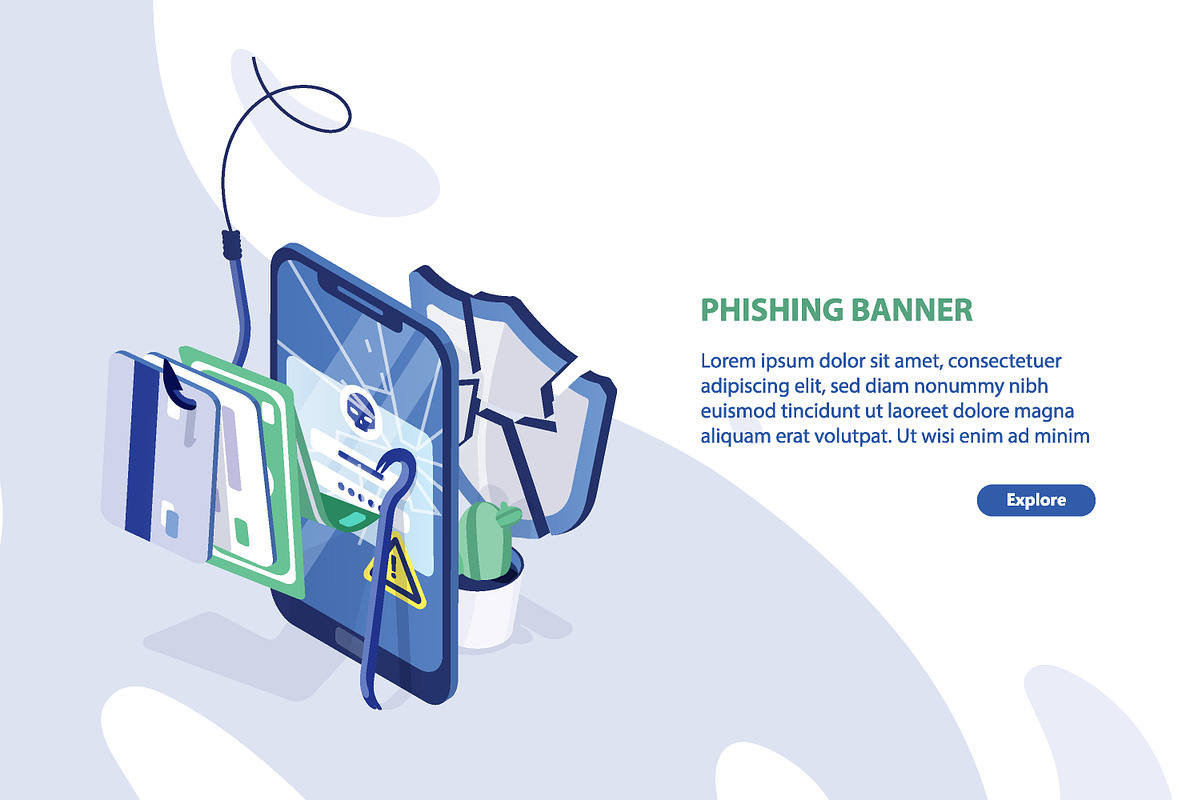 Phishing concept in Illustrations - product preview 8