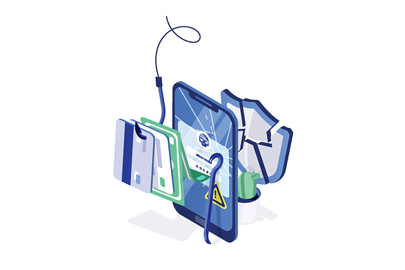 Phishing concept in Illustrations - product preview 1