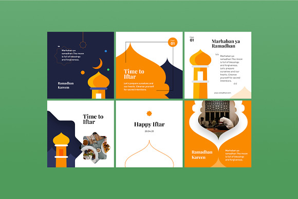 Ramadhan Mubarak Social Media Post in Instagram Templates - product preview 1
