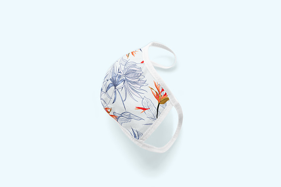 Cotton Face Mask Mock-ups Set in Print Mockups - product preview 9