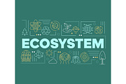 Ecosystem word concepts banner