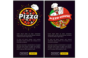 Pizza House Collection Web Vector