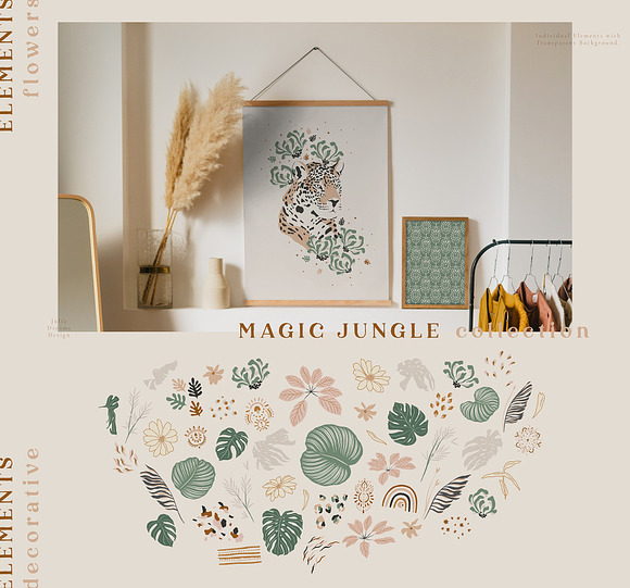 Magic Jungle Collection in Illustrations - product preview 9