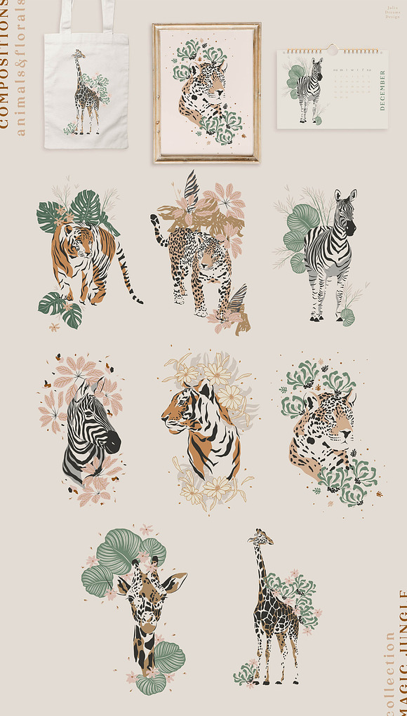 Magic Jungle Collection in Illustrations - product preview 10