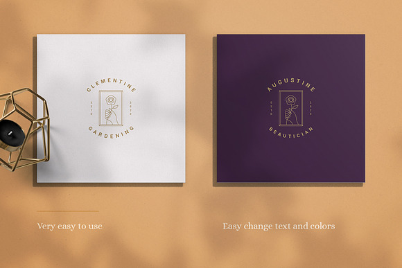 Elegant Line Logos Bundle in Logo Templates - product preview 6