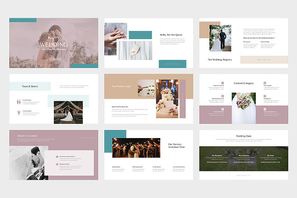 Qorze : Wedding Planner Powerpoint in PowerPoint Templates - product preview 1