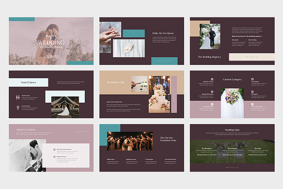 Qorze : Wedding Planner Powerpoint in PowerPoint Templates - product preview 5