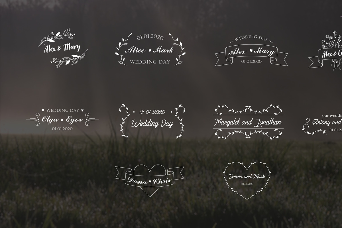 Wedding Titles | Premiere Pro MOGRT in Templates - product preview 8