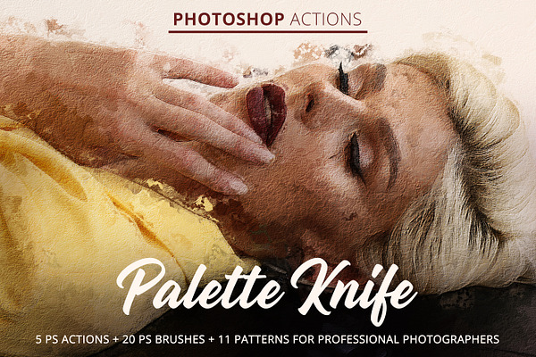 Palette Knife Actions for Photoshop