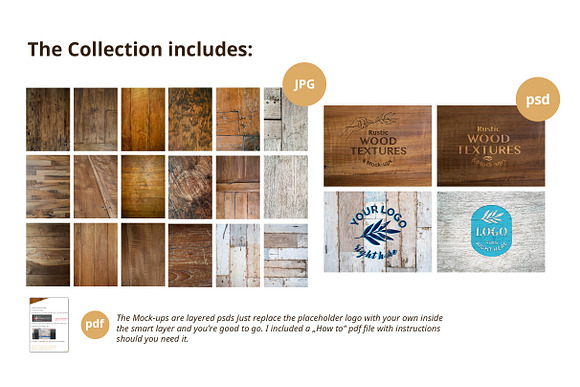 Engraved Wood Mock-ups & Textures in Textures - product preview 7
