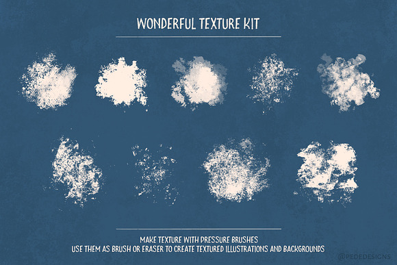 Wonderful Texture Kit for Procreate in Add-Ons - product preview 11