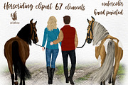 Girl with horse Couples and horses