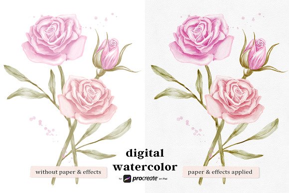 Procreate Watercolor Brushes Kit in Add-Ons - product preview 2