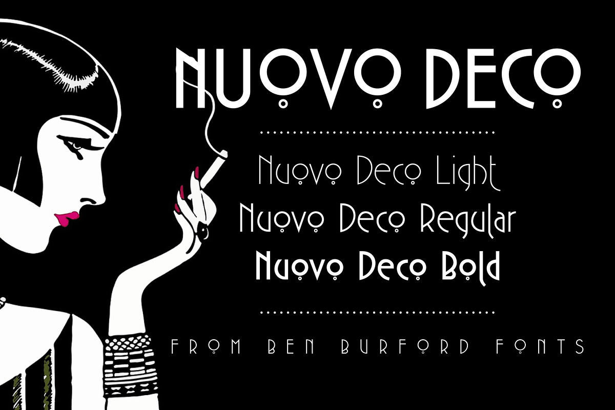 Nuovo Deco in Display Fonts - product preview 8