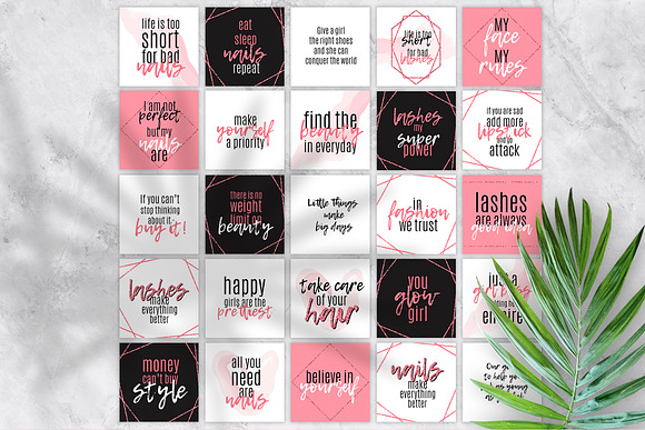 Instagram pack.Women's only. in Instagram Templates - product preview 1