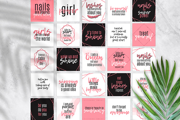 Instagram pack.Women's only. in Instagram Templates - product preview 6