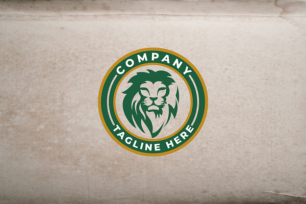 Lion Emblem Logo