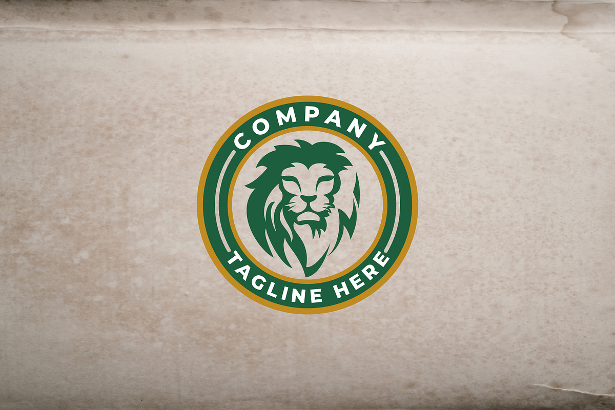 Lion Emblem Logo in Logo Templates - product preview 8
