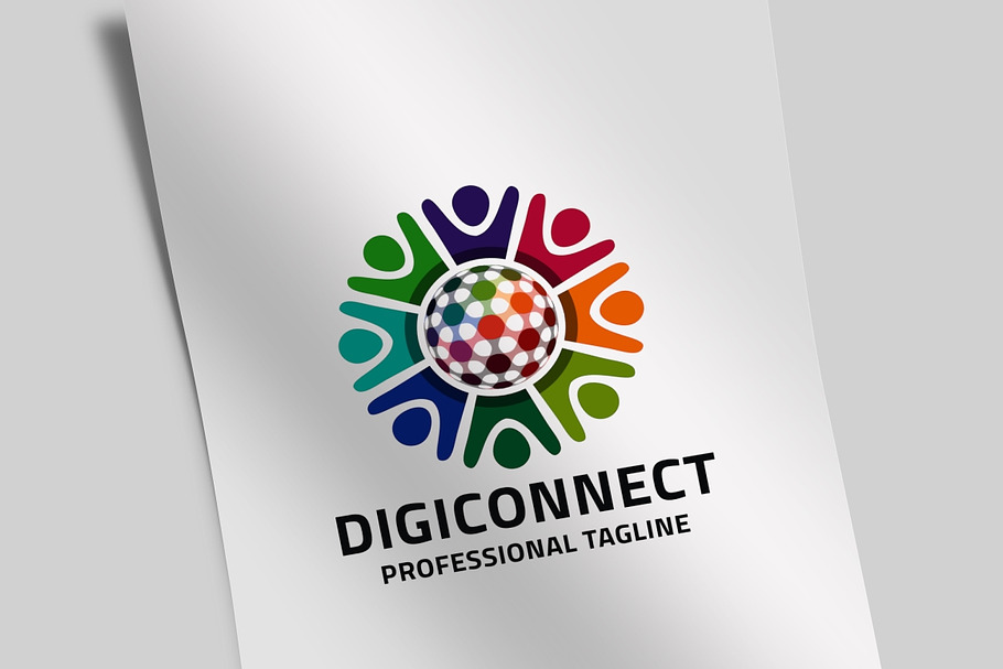 Digital Connect Logo in Logo Templates - product preview 8