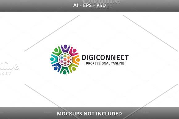 Digital Connect Logo in Logo Templates - product preview 2