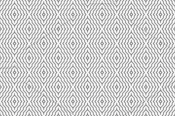 Modern linear seamless patterns in Patterns - product preview 6
