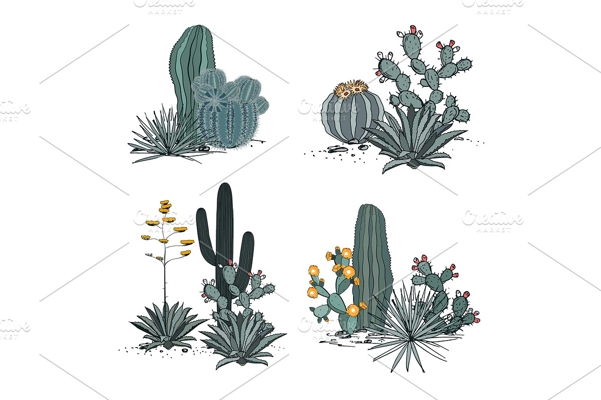 Decorative compositions composed of in Illustrations - product preview 8