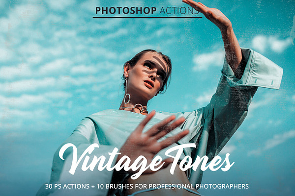 Vintage Tones Actions for Photoshop