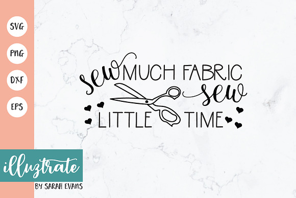 Sewing SVG Cut Files - Crafters in Illustrations - product preview 2