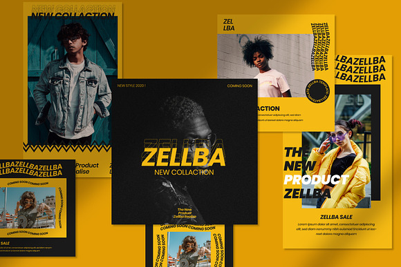 Zellba - Instagram Post & Stories in Instagram Templates - product preview 2