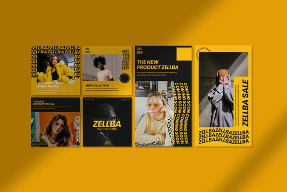 Zellba - Instagram Post & Stories in Instagram Templates - product preview 4