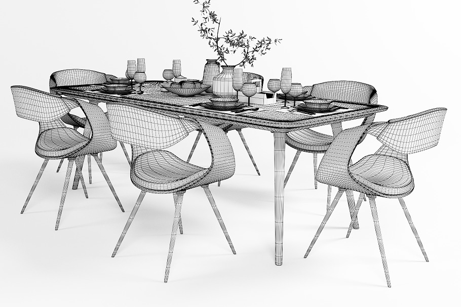 Dining furniture set 1504 in Furniture - product preview 5