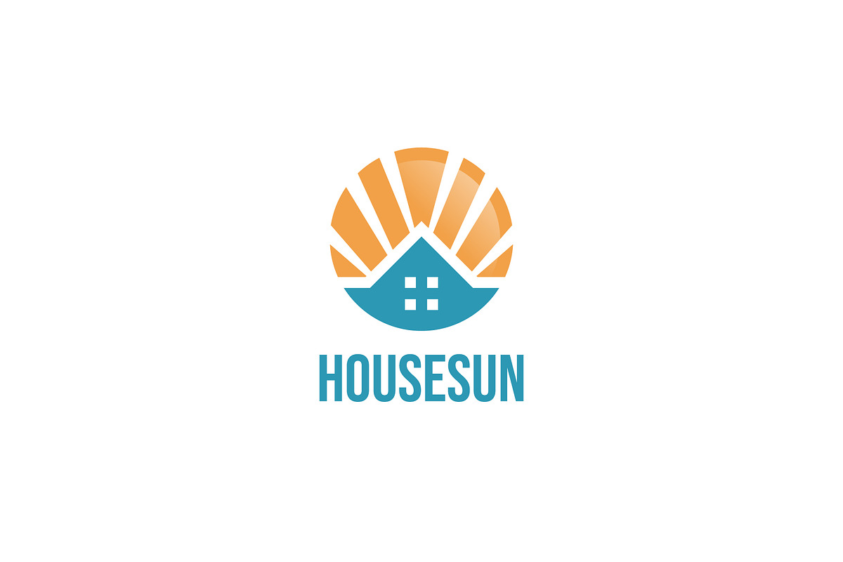 House Sun Logo in Logo Templates - product preview 8