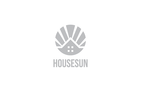 House Sun Logo in Logo Templates - product preview 1