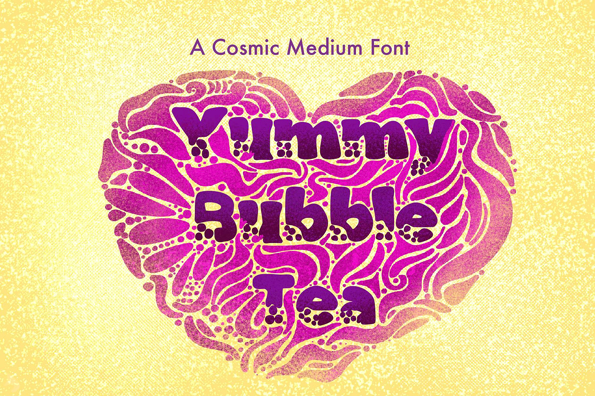 Yummy Bubble Tea Font in Display Fonts - product preview 8