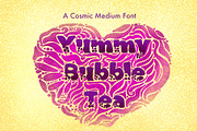 Yummy Bubble Tea Font