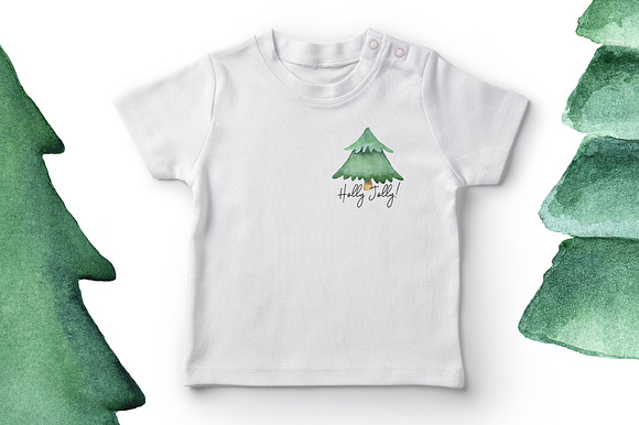Watercolor Fir Tree PNG Objects in Objects - product preview 2