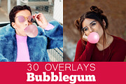 30 Blowing Bubble Gum Clipart