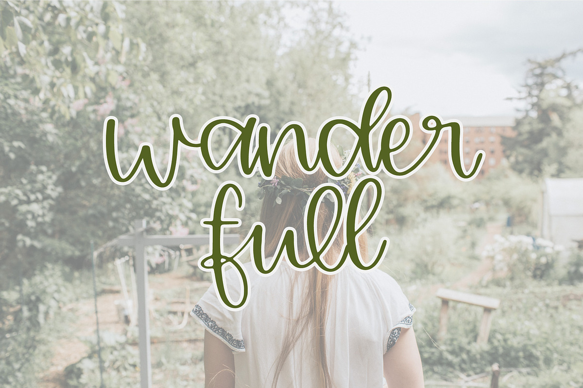 Wander Full in Script Fonts - product preview 8