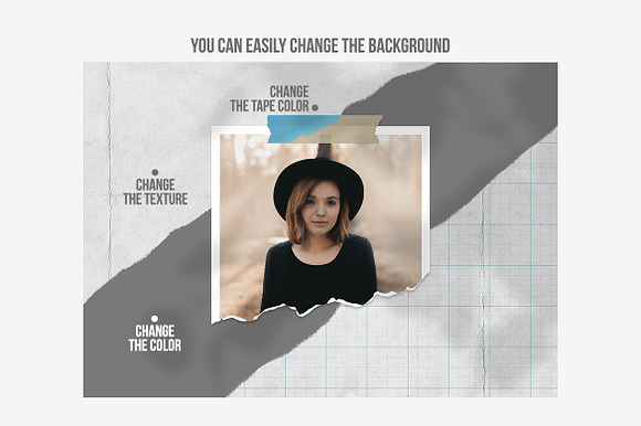 Torn Photo Templates in Mockup Templates - product preview 7