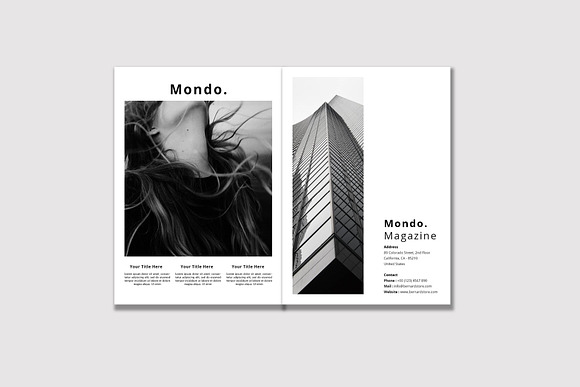Mondo Magazine Template in Magazine Templates - product preview 11