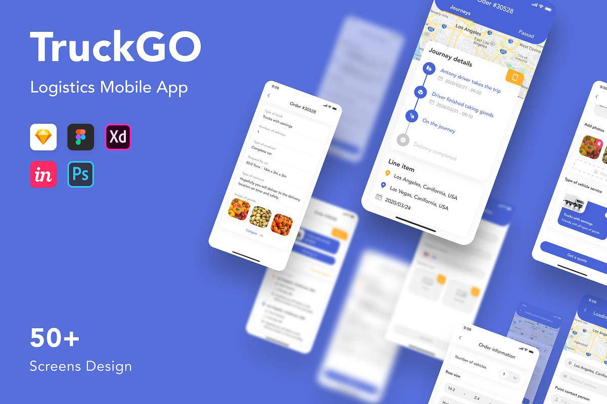 TruckGo - Logistics Mobile App in App Templates - product preview 8