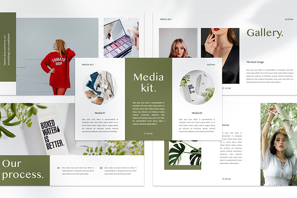 ALENIA - Media Kit Powerpoint in PowerPoint Templates - product preview 9