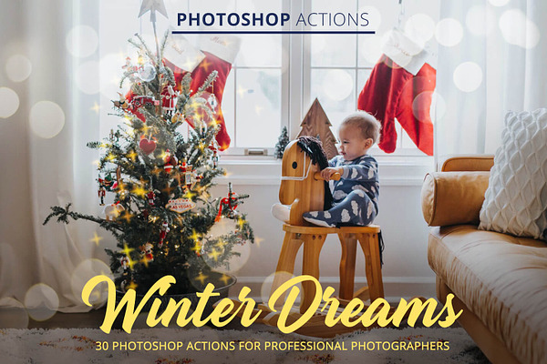 Winter Dreams Actions for Photoshop