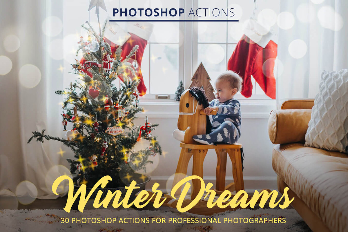 Winter Dreams Actions for Photoshop in Add-Ons - product preview 8