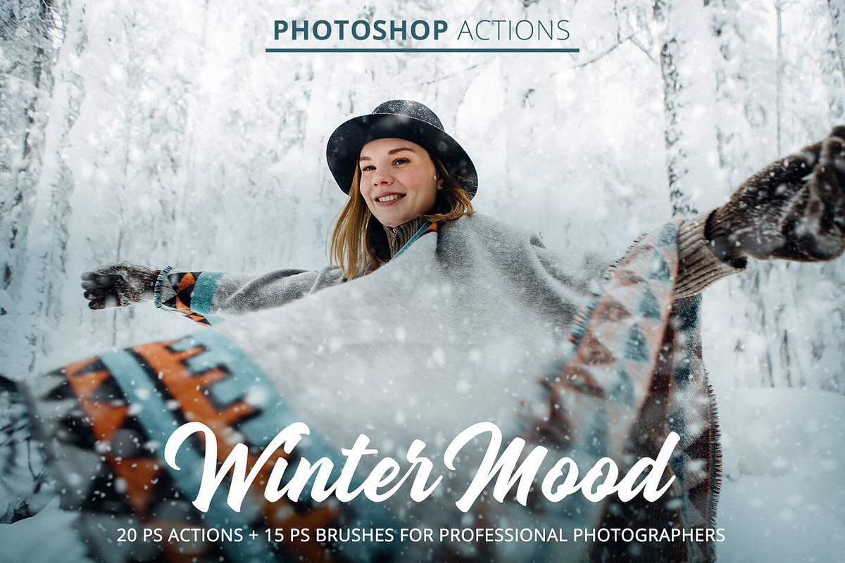 Winter Mood Actions for Photoshop in Add-Ons - product preview 8