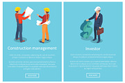 Construction Management Page Vector