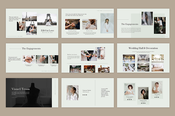 Visuel Wedding - Powerpoint in PowerPoint Templates - product preview 4