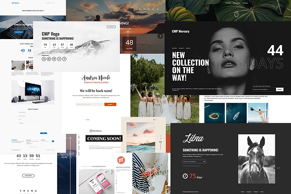 CMP Themes bundle for our WP plugin in WordPress Landing Page Themes - product preview 1
