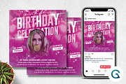 Birthday Celebration Party Flyer